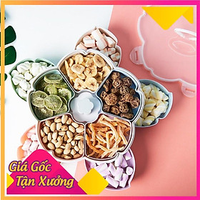 Mua KHAY MỨT NẮP TRONG 2 TẦNG HOA MAI 10 CÁNH SIÊU HOT (Hàng Cao Cấp)