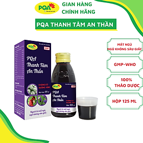 PQA Thanh Tâm An Thần là dược phẩm hỗ trợ giúp an thần ngủ ngon, ngủ sâu giấc cho người bị mất ngủ, thiếu ngủ, không ngủ sâu giấc.