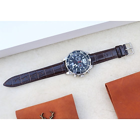 Dây đồng hồ da bò chống nước cao cấp chốt thông minh