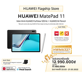 Máy Tính Bảng Huawei MatePad 11 - Màn Hình HUAWEI FullView 120 Hz - Kèm Bút cảm ứng Huawei M-Pencil + Bàn phím Smart Magnetic Keyboar