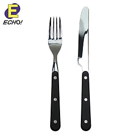 Bộ dao & nĩa inox Echo - Cán Phenolic - Hàng nội địa Nhật Bản nhập khẩu chính hãng