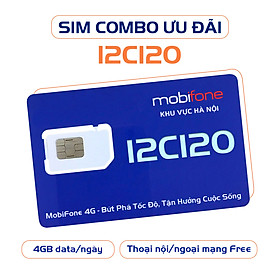 SIÊU SIM COMBO ƯU ĐÃI 12C120 MOBIFONE HÀ NỘI (HÀNG CHÍNH HÃNG)