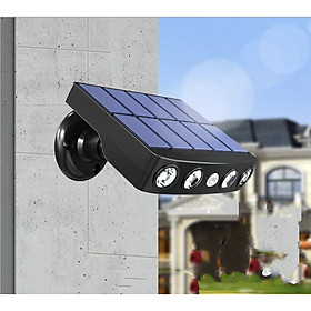 Mua Đèn LED năng Lượng Mặt trời Cảm Ứng Hồng Ngoại chống Trộm hiệu quả 1200mAh Solar Black