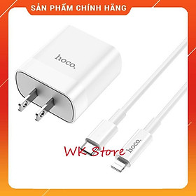 Mua Bộ sạc nhanh (cốc+ cáp ) 2 cổng Hoco C80A cho iphone và android - Hàng chính hãng