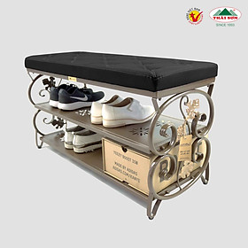Mua Kệ giày dép kết hợp ghế ngồi Thái Sơn - Lắp ráp Sắt mỹ thuật  sơn tĩnh điện ( HÀNG CHÍNH HÃNG - ĐỔI TRẢ MIỄN PHÍ )