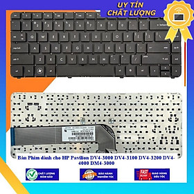 Bàn Phím dùng cho HP Pavilion DV4-3000 DV4-3100 DV4-3200 DV4- 4000 DM4-3000 - TỐT-MÀU ĐEN-CÓ ĐÈN - Hàng Nhập Khẩu New Seal