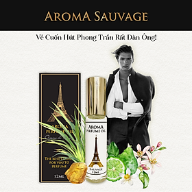 Aroma Sauvage – Tinh Dầu Nước Hoa Pháp Dạng Lăn 12ml