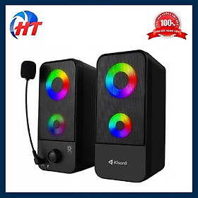 Mua Loa 2.0 Kisonli X9 Black LED -HT - HÀNG CHÍNH HÃNG