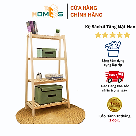 Mua Kệ sách Behomes 4 tầng mặt nan