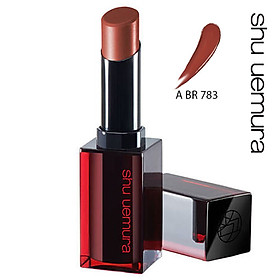 Son Shu Uemura Rouge Unlimited Amplified A BR 783 Màu Đỏ Đất Thiên Nâu (Chất Son Satin)