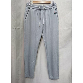 Quần Jogger Nam Nữ đơn giản thêu họa tiết logo gần túi mang phong cách Âu Mỹ chất liệu vải lanh cao cấp co giãn nhẹ dễ phối đồ hợp thời trang HOT TREND (K-8025)