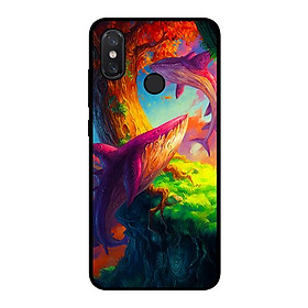 Ốp lưng cho Xiaomi Mi 8 cảnh 315 - Hàng chính hãng