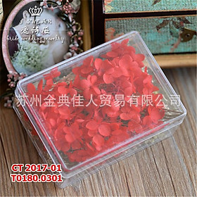 Hộp hoa khô cài tóc cô dâu
