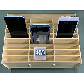Mua Khay gỗ để đồ 24 ngăn kích thước 22x20x16cm
