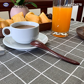 Thìa/Muỗng cafe, pha trà, gỗ Trắc/Cẩm siêu sạch (13cm) CTH770 - Decor trang trí, xúc gia vị, an toàn thực phẩm