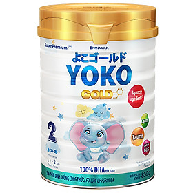 Sữa Bột Vinamilk Gold Yoko 2 850g ̣̣Dành Cho Bé Từ 1 - 2 Tuổi