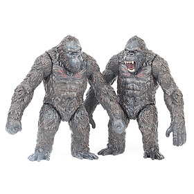 Bộ 2 Mô Hình King Kong Trong Skull Island - Cao 8cm