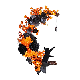 Halloween  Wreath for  Decor Farmhouse Indoor Outdoor