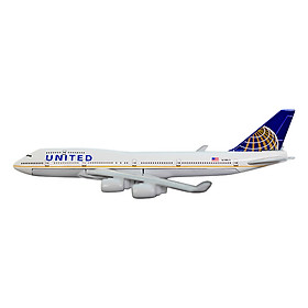 Mô Hình Máy Bay Trưng Bày Boeing 747 United Airlines Everfly