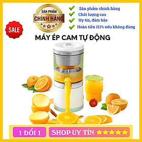 Máy Vắt Cam HT SYS - Máy Ép Cam Tự Động HT SYS - Máy Ép Trái Cây HT SYS - Pin Sạc USB - Dung Tích 0.8L - Công Suất 45W - Hàng Chính Hãng HT SYS