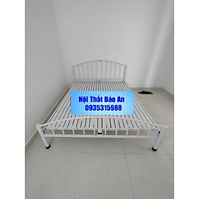 Giường sắt vòng cung nhiều kích cỡ từ 1m đến 1m8 - Nội Thất Bảo An