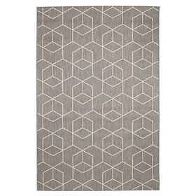 Mua Thảm Phòng Khách JYSK Balsatre Nhưa Pp  Xám  Trắng 160 x 230cm