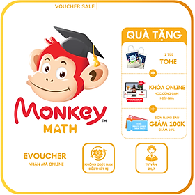 Hình ảnh Evoucher - Monkey Math (Trọn đời, 1 năm) - Toán tiếng Anh (Theo chương trình GDPT mới cho Mầm non và Tiểu học)