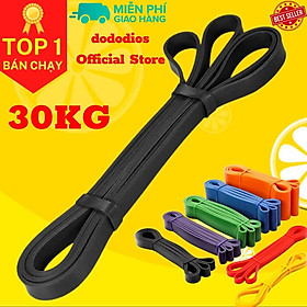 Đen 30kg - dây kháng lực dobetter, dây cao su đàn hồi trợ lực power band cao cấp tập gym thể hình tại nhà