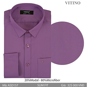 ÁO SƠ MI NAM CÔNG SỞ DÀI TAY SLIMFIT VITINO ASD157