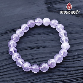 Vòng thạch anh tím ngọc lavender amethyst mệnh hỏa. thổ - Ngọc Quý Gemstones