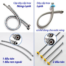 Mua Dây Cấp Nước Inox Các Loại Dài Từ 50 Đến 60cm - Dùng cho vòi lavabo  vòi rửa chén