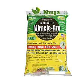  Phân bón lá Miracle Gro 15-30-15+TE gói 1kg chính hiệu Tân Qui