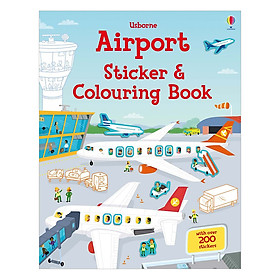 Sách tô màu Airport Sticker And Colouring Book
