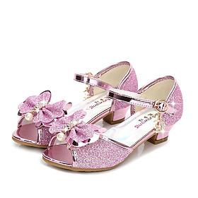 Sandal bé gái cao gót 3 - 12 tuổi SD58