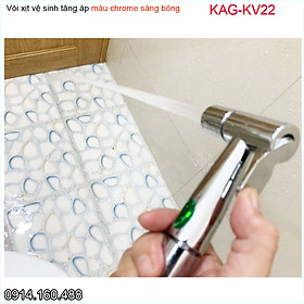 Vòi xịt vệ sinh cao cấp, vòi rửa vệ sinh cao cấp KAG-KV22