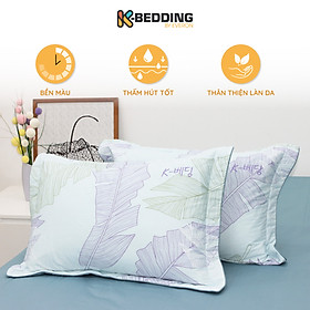 Vỏ Gối Nằm Chần Bông Cotton K-bedding by Everon 45x65cm ( 1 cặp)