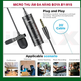 Mua MICRO THU ÂM ĐA NĂNG BOYA BY-M1S - HÀNG CHÍNH HÃNG