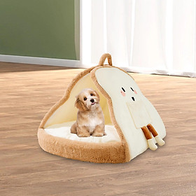 Pet Tent Cave Bed Cat Nest Self Warming Indoor Washable Snooze Cozy Sleeping Pet Cat Nest Dog Cat Bed for Dog Cats