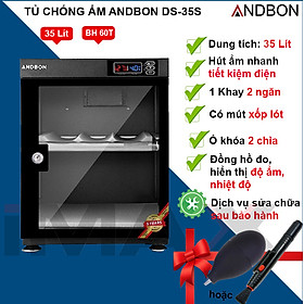 Mua TỦ CHỐNG ẨM ANDBON DS-35S  35 LÍT HÀNG CHÍNH HÃNG