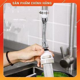 Mua ️ VÒI NƯỚC RỬA BÁT INOX TĂNG ÁP XOAY 360 ĐỘ ( Áp suất nước rất mạnh 3 CHẾ ĐỘ XẢ) - Tặng LAU BẾP ĐA NĂNG! 206797 ️