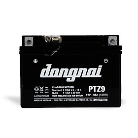 Ắc quy khô miễn bảo dưỡng Đồng Nai PTZ9 12V - 9Ah