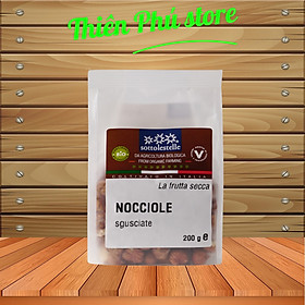 Hạt phỉ hữu cơ đã tách vỏ Sottolestelle 200g