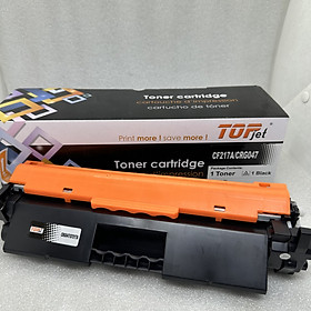 Hộp mực TOPJET 17A/047 dùng cho máy in Canon LBP112, 113w, MF112, MF113w, Hp M102A/W, M130A, M130NW - Hàng chính hãng