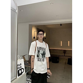 Áo thun unisex in NIRVANA 2 màu áo thin cotton áo thun hàn quốc
