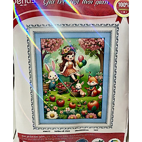 Mua Tranh thêu kín Vườn cổ tích vs8177  kích thước 50 x 68 cm