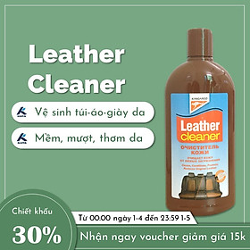 Thùng 20 Chai vệ sinh da Leather Cleaner Klink dành cho mọi loại da cao cấp giúp làm sạch da, không làm vỡ da, hương thơm dễ chịu