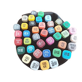 Bộ Bút tô màu Marker Touch 30/36/40/60/80 cao cấp kèm túi vải
