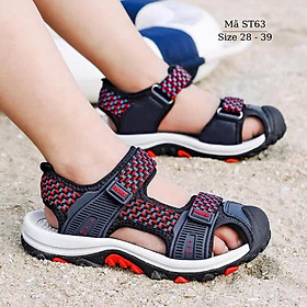 Giày sandal trẻ em nam kiểu dép rọ bít mũi thời trang cho bé trai thể thao