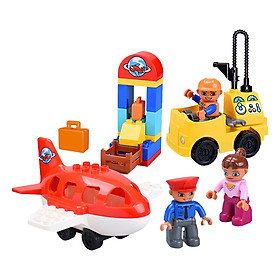 Bộ lắp ghép sân bay nhộn nhịp Gorock 1038 - 37 mảnh ghép