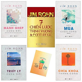 Combo  Sách Jim Rohn : Triết Lý Cuộc Đời, Những Mảnh Ghép Cuộc Đời,Chìa Khóa Thành Công,Bốn Mùa Cuộc Sống, 7 Chiến Lược Thịnh Vượng Và Hạnh Phúc